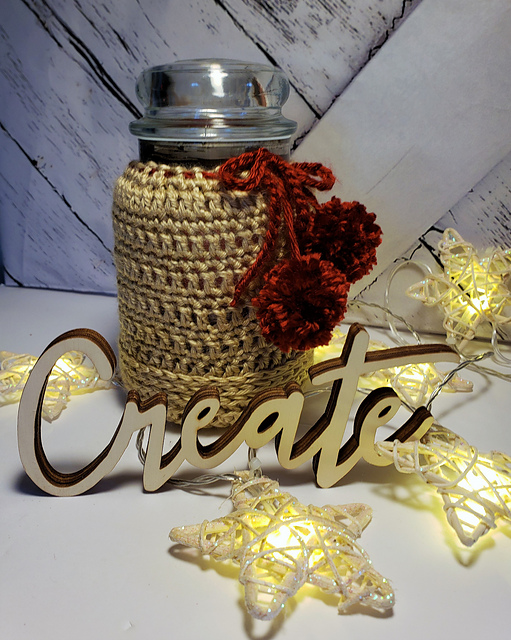 Quick and Easy Candle Jar Cozy