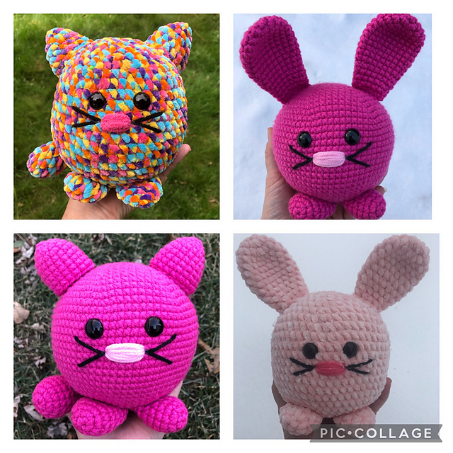 2-in-1 Kitty and Bunny