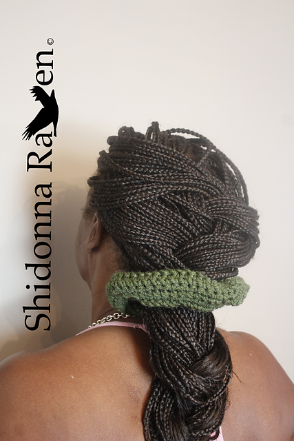 Succulent Scrunchie Cro
