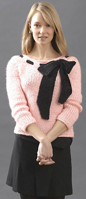 Romantic Sweater with Bow