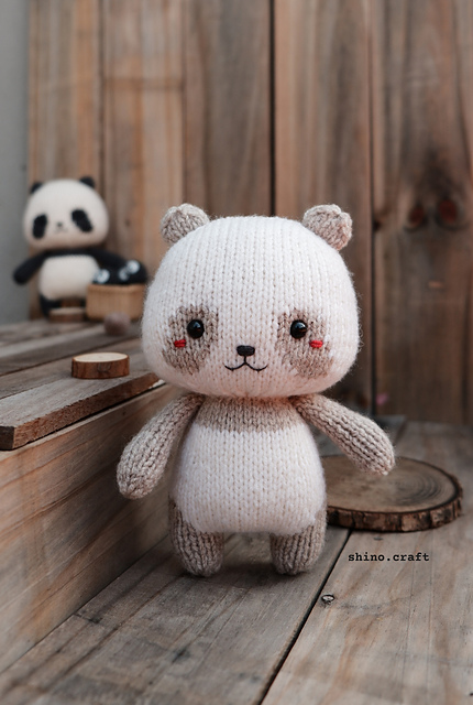 Ravelry: Gigi the little panda pattern by Shino craft