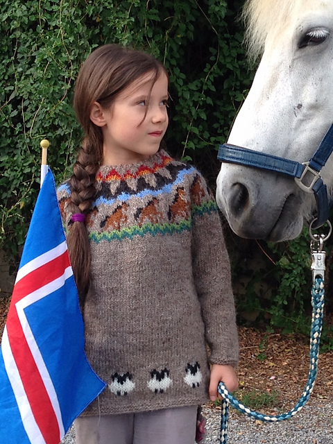 Shiona‘s Islandfan Kinderpulli
