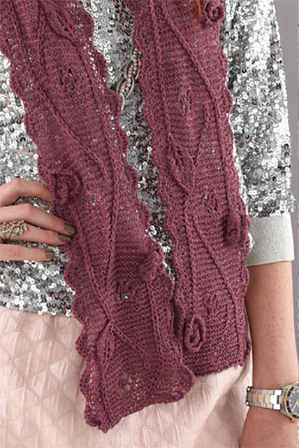 #21 Embellished Floral Scarf