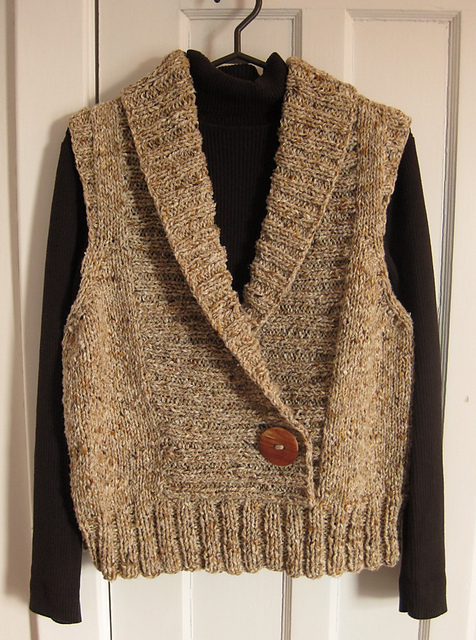 Shawl Collared Vest