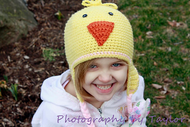 Baby Chick Earflap Hat