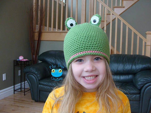 Frog Earflap Hat