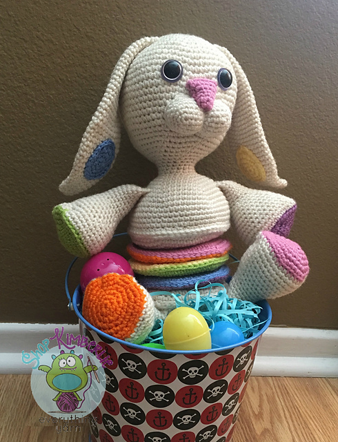 Rainbow Slinky Bunny