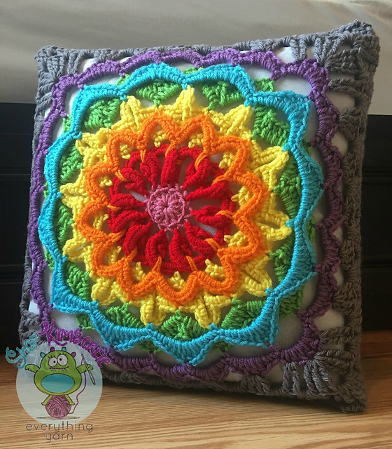 Woven Petals Pillow