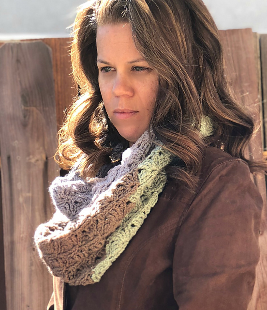 Peacock Fan Scarf