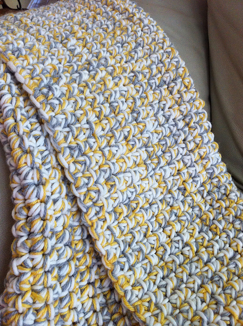 Chunky Crochet Baby Blanket