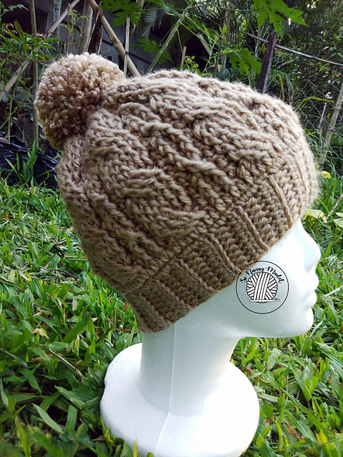 Harvest Time Cabled Hat