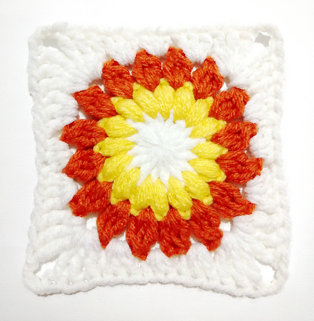 Sunburst Granny Square