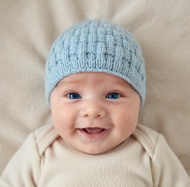 Willow wood baby hat