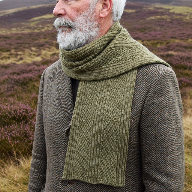 Simple Aran scarf