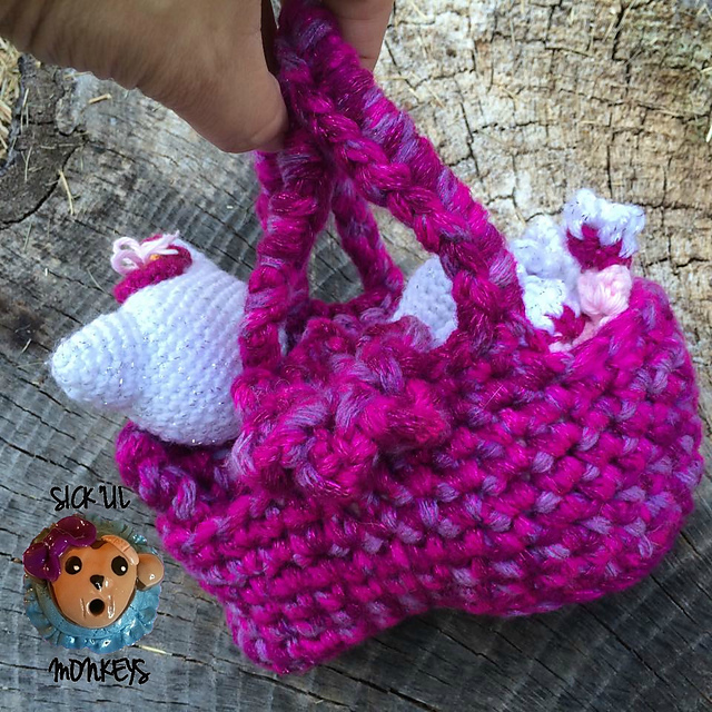 Bowtie Lovey Basket