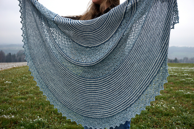Clouds in the Sky Shawl