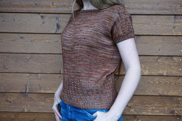 Ravelry: Cross The Line Top pattern by Asita Krebs