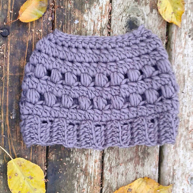 Bulky Bun Beanie
