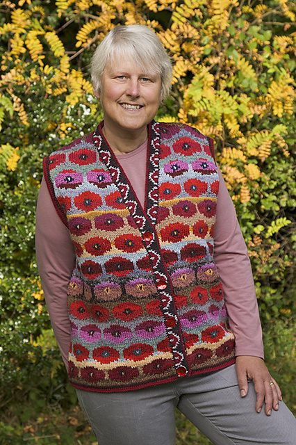 Persian Poppy Waistcoat