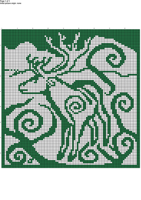 Spirit Caribou (Caribou Mother) Square Chart