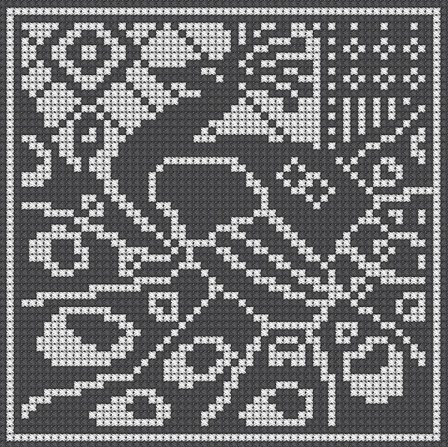 Peacock Square Chart