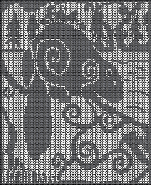 Ravelry: Spirit Beaver Knitting Chart pattern by Melanie Nordberg