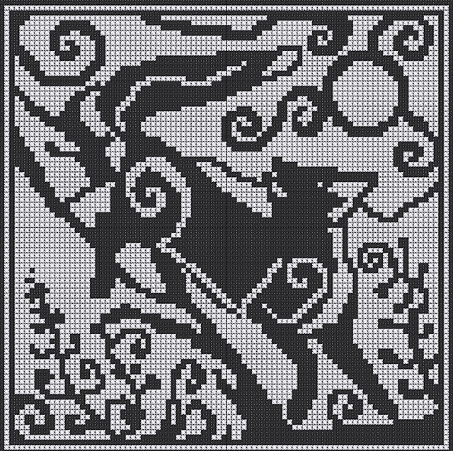 Spirit Fox - Red Fox Square Chart