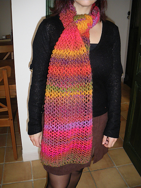 Étole arc-en-ciel