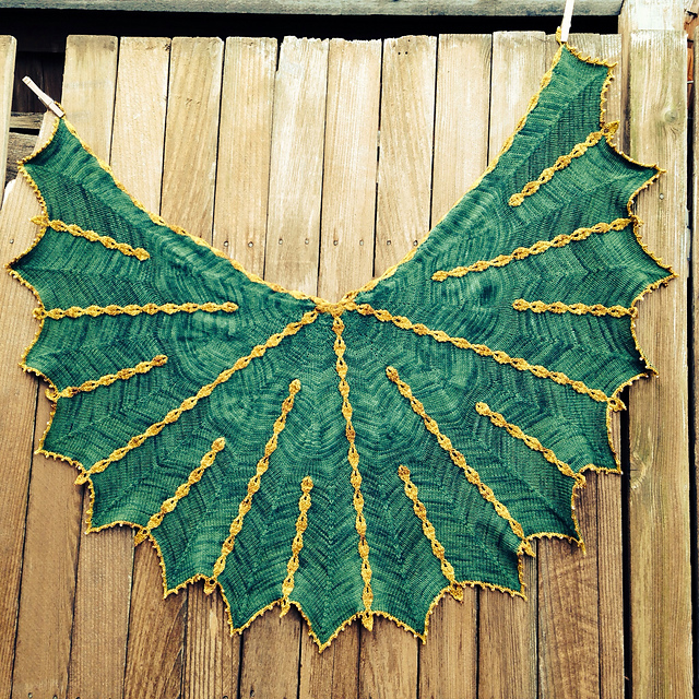 A Leafy Adventure Shawl