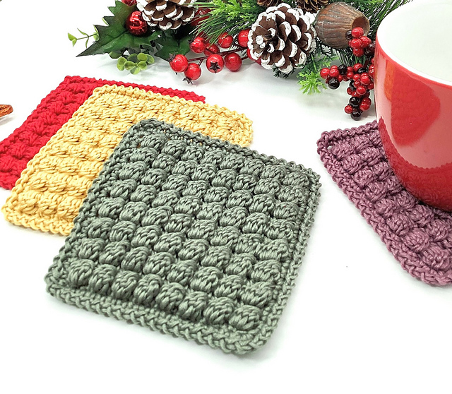 Christmas Square Coaster