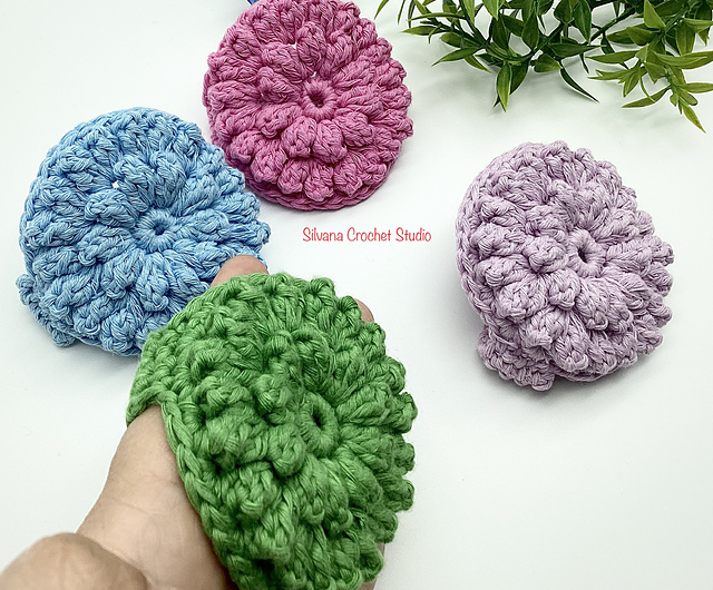 Flower Face Scrubbies
