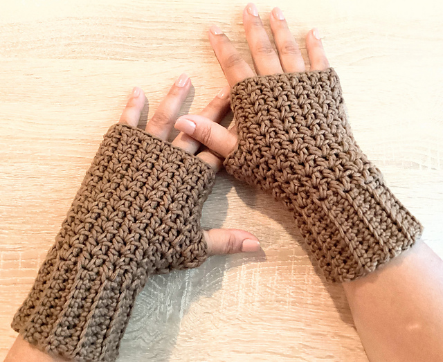 Vintage Fingerless Mittens