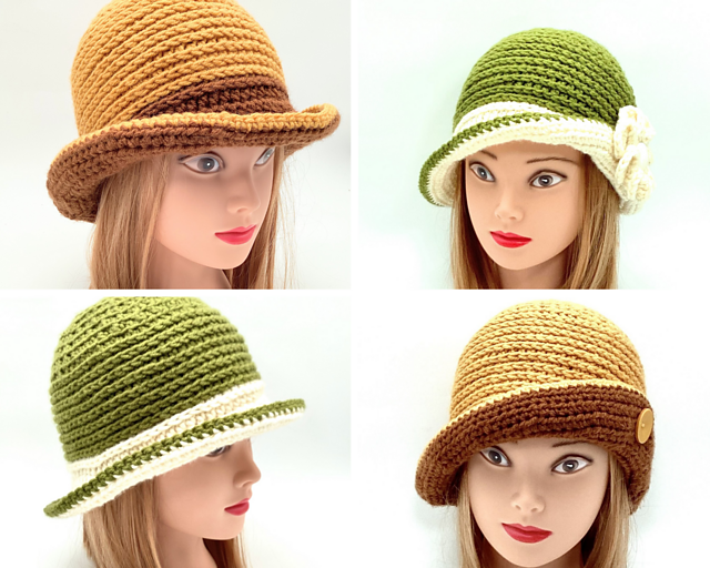 French Cloche  Vintage Hat