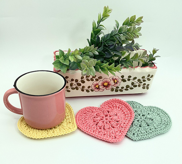 Blossom Heart Cup Coaster