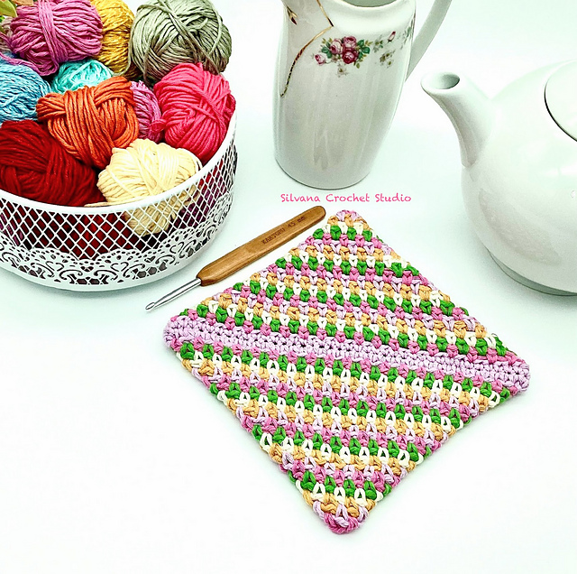 Vintage Scrappy Potholder