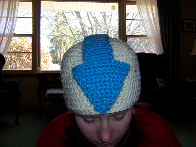 Aang Crochet Hat