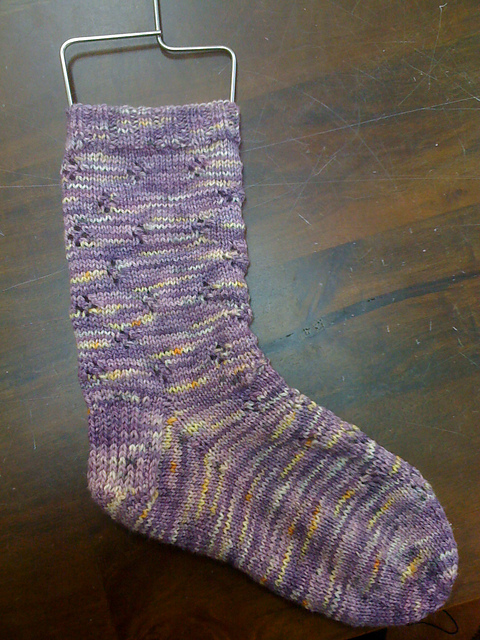 Pansy Socks for the Yarn Spot
