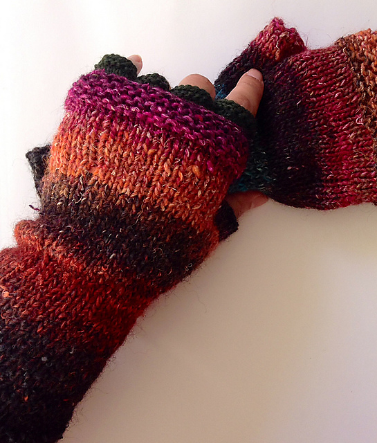 January Sunset Fingerless Gloves