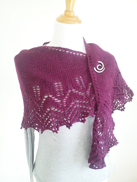 Silvretta Crescent Shawl
