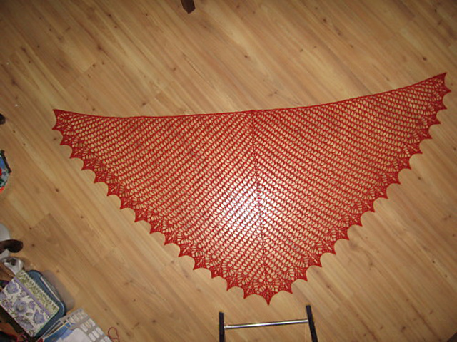Streak of Lightning Shawl