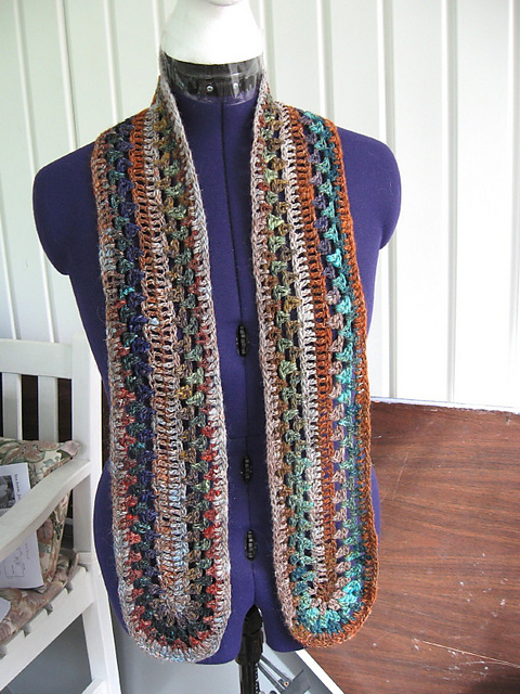 Granny Mile-a-Minute Scarf