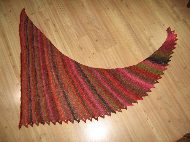 Spiny Ridge Shawl