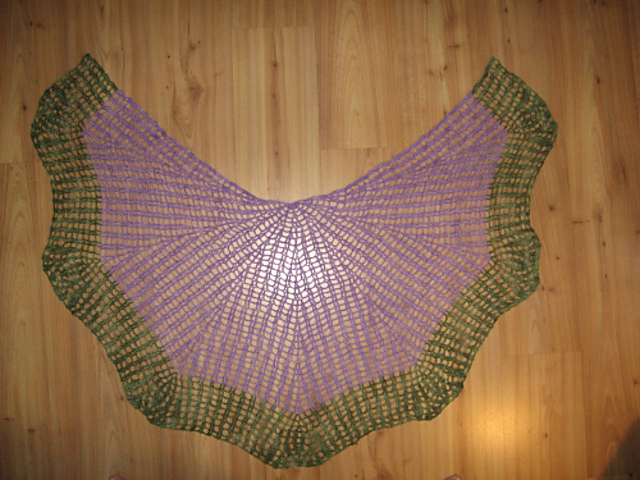 Lotus Buds Shawl