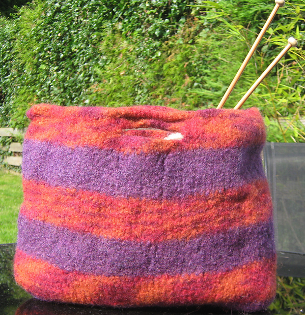 simple Felted Bag