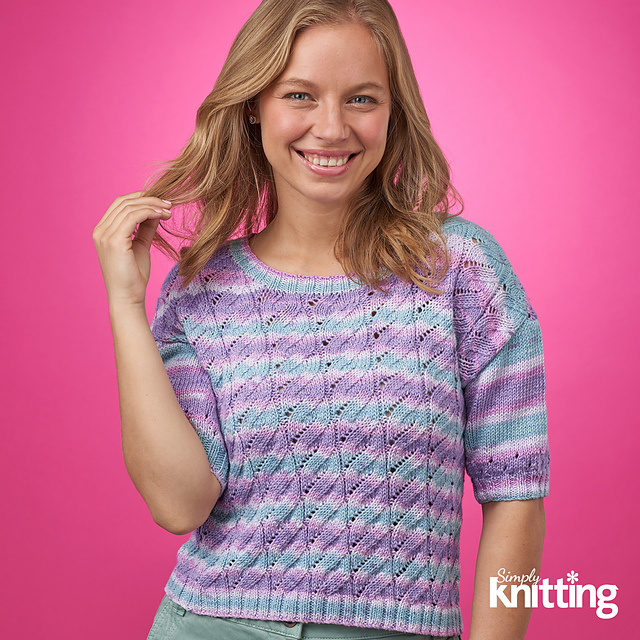 Cable Eyelet T-Shirt