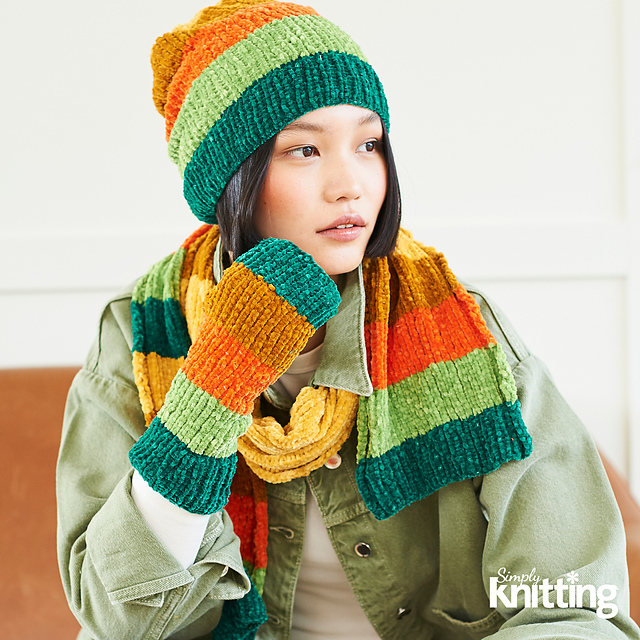 Soft Stripes Accessories Set
