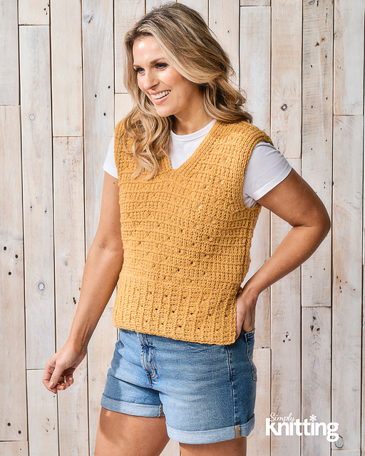 Golden Glow Vest