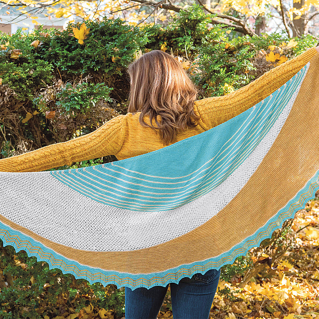 Almond Blossom Shawl