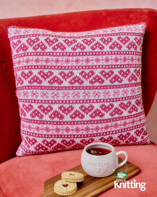 Hearts & Flowers Cushion
