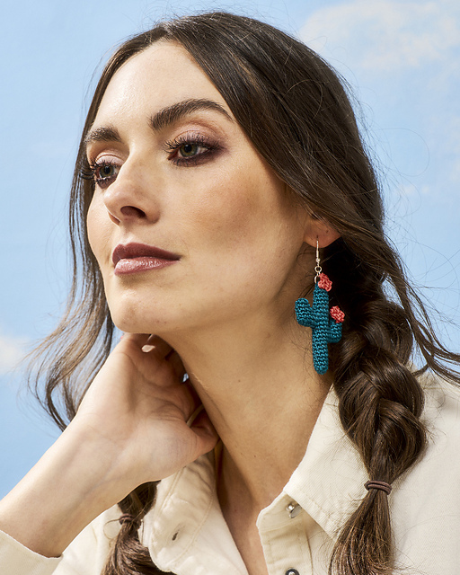 Rustic Ranch Cactus Earrings